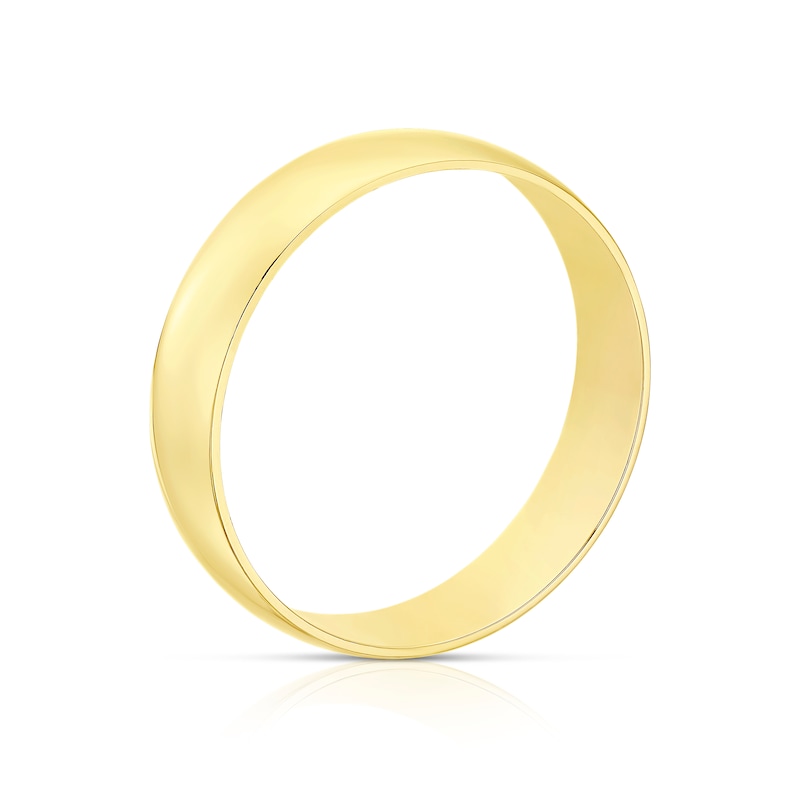 Main Image 3 of 9ct Yellow Gold 6mm Extra Heavy Court Ring