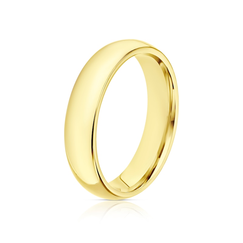 9ct Yellow Gold 5mm Super Heavy Court Ring