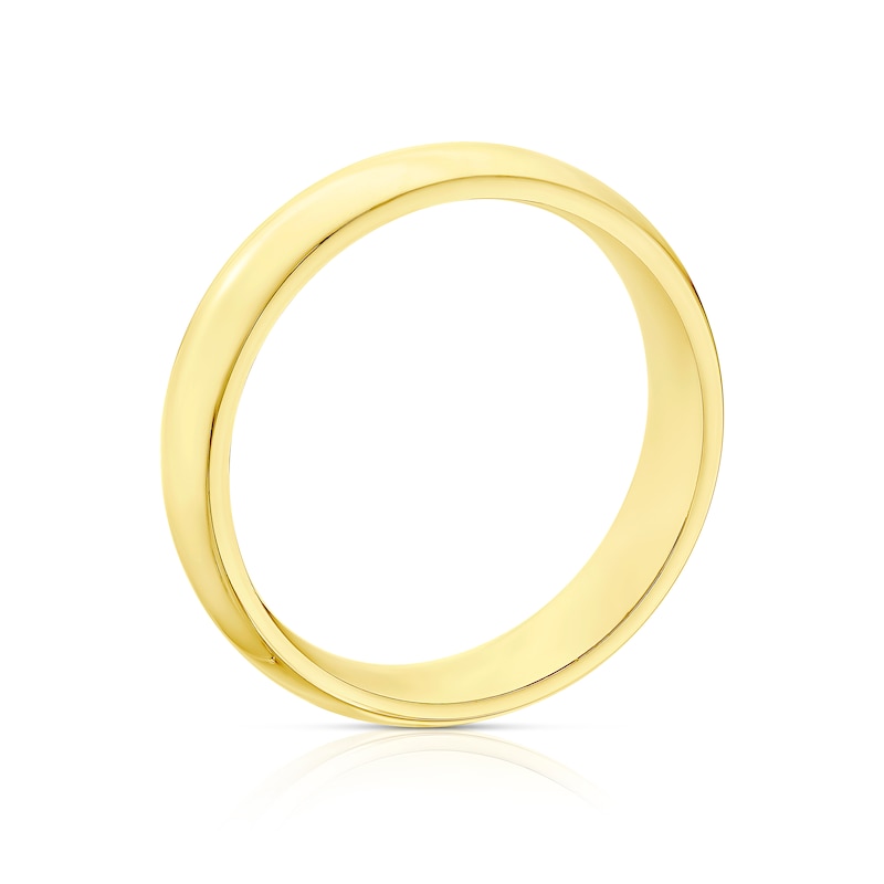 9ct Yellow Gold 5mm Super Heavy Court Ring