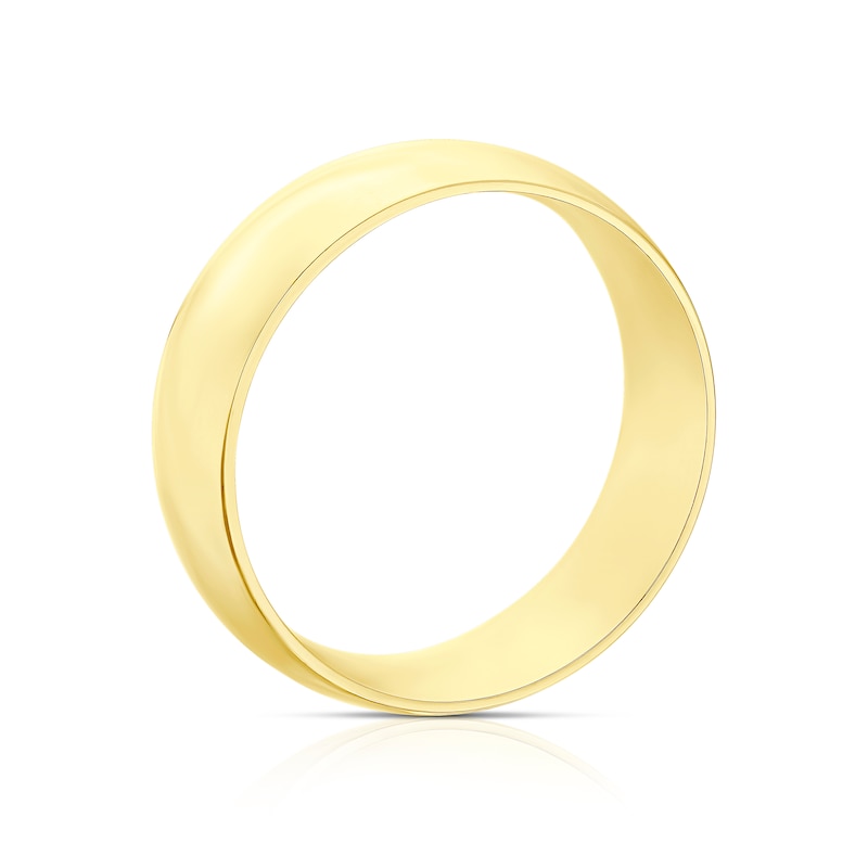 Main Image 3 of 9ct Yellow Gold 7mm Extra Heavy Court Ring