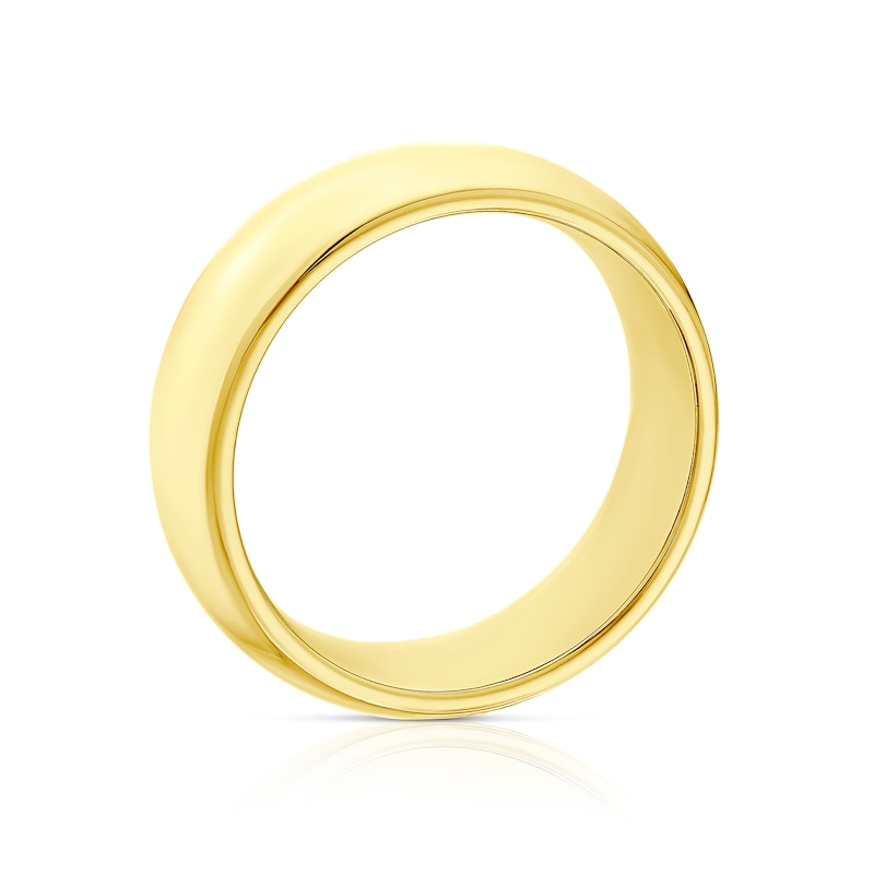 9ct Yellow Gold 7mm Super Heavy Court Ring