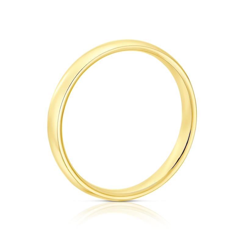 Main Image 3 of 18ct Yellow Gold 3mm Extra Heavy Court Ring