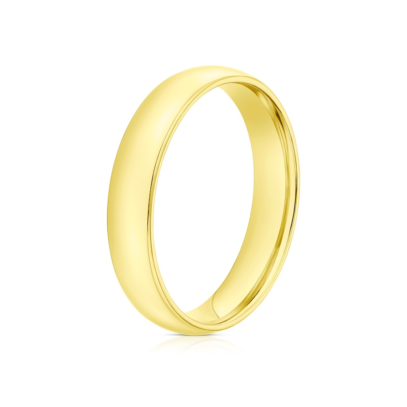 18ct Yellow Gold 4mm Extra Heavy Court Ring