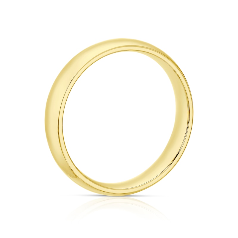 Main Image 3 of 18ct Yellow Gold 4mm Extra Heavy Court Ring