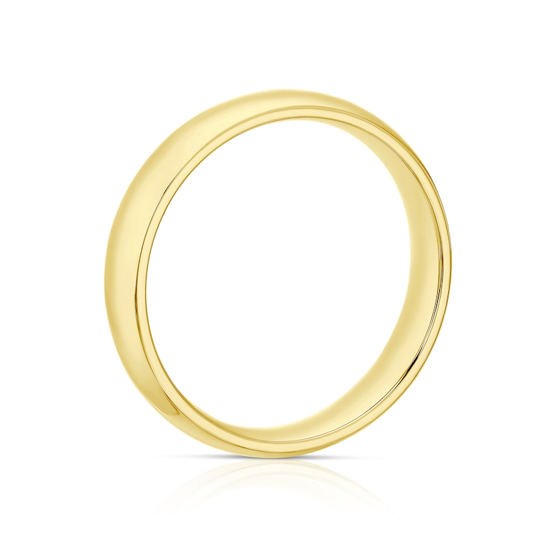 18ct Yellow Gold 4mm Extra Heavy Court Ring | H.Samuel