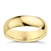 Thumbnail Image 1 of 18ct Yellow Gold 5mm Extra Heavy D Shape Ring