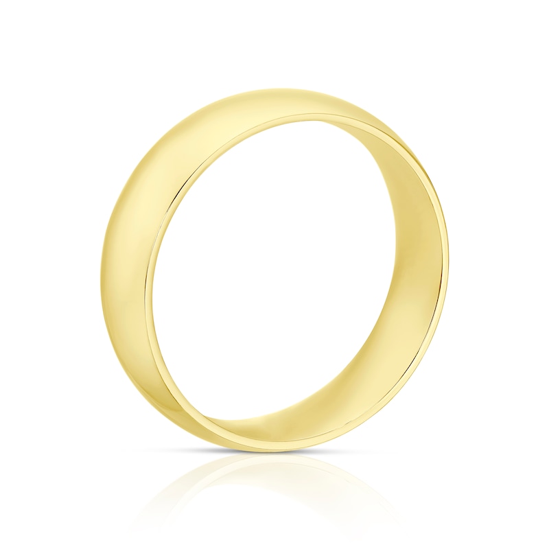 18ct Yellow Gold 5mm Extra Heavy Court Ring