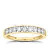 Thumbnail Image 1 of 9ct Yellow Gold 0.15ct Diamond Eternity Ring