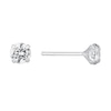 Thumbnail Image 1 of Sterling Silver Cubic Zirconia 5mm Stud Earrings