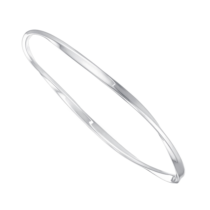 Main Image 1 of Sterling Silver Twist Bangle