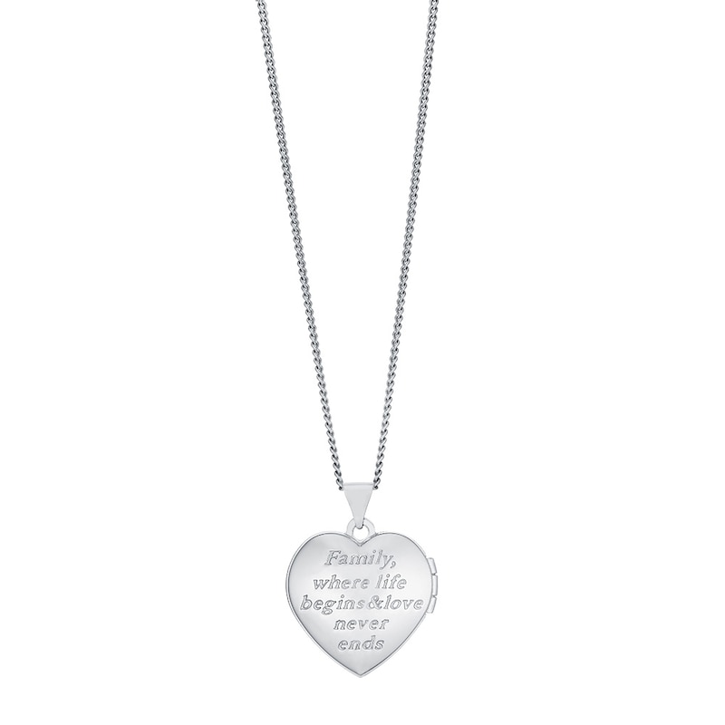 Main Image 2 of Sterling Silver & 9ct Gold Tree Design 18" Locket