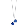 Thumbnail Image 2 of Sterling Silver & 9ct Rose Gold 18" Heart Locket