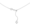 Thumbnail Image 2 of Sterling Silver Adjustable Dainty Curb Chain