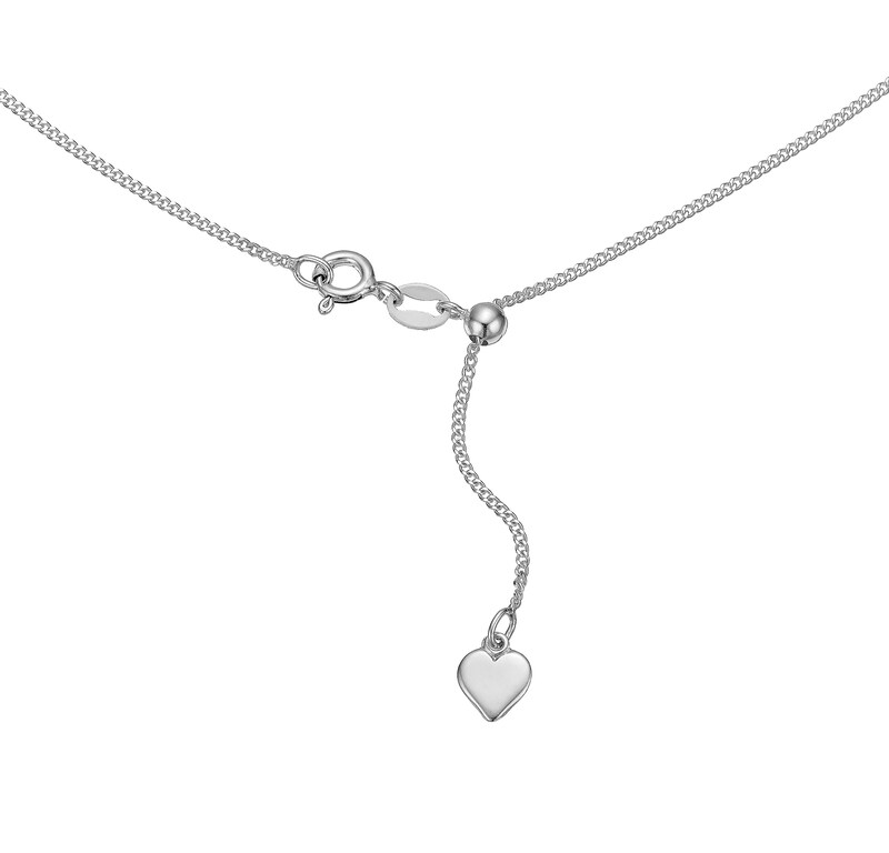 Main Image 2 of Sterling Silver Adjustable Dainty Curb Chain