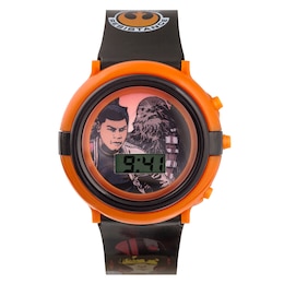 Star Wars Jedi Black Strap LCD Watch