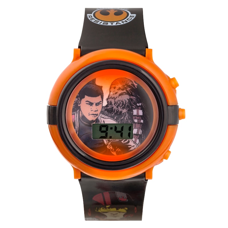 Main Image 2 of Star Wars Jedi Black Strap LCD Watch