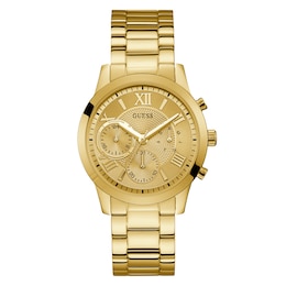 Guess Ladies' Yellow Gold Plated Bracelet Watch