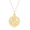 Thumbnail Image 1 of 9ct Yellow Gold Diamond Cut St Christopher Pendant