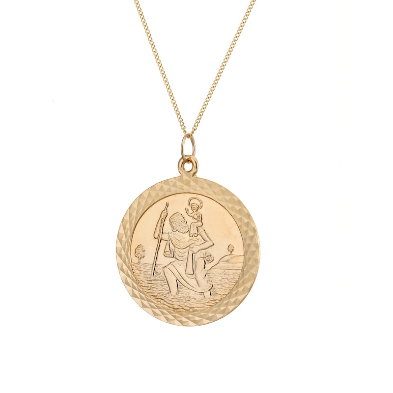 Main Image 1 of 9ct Yellow Gold St Christopher