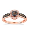 Thumbnail Image 0 of Le Vian 14ct Strawberry Gold Quartz & 0.18ct Diamond Ring