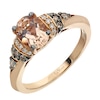 Thumbnail Image 1 of Le Vian 14ct Strawberry Gold Peach Morganite & Diamond Ring