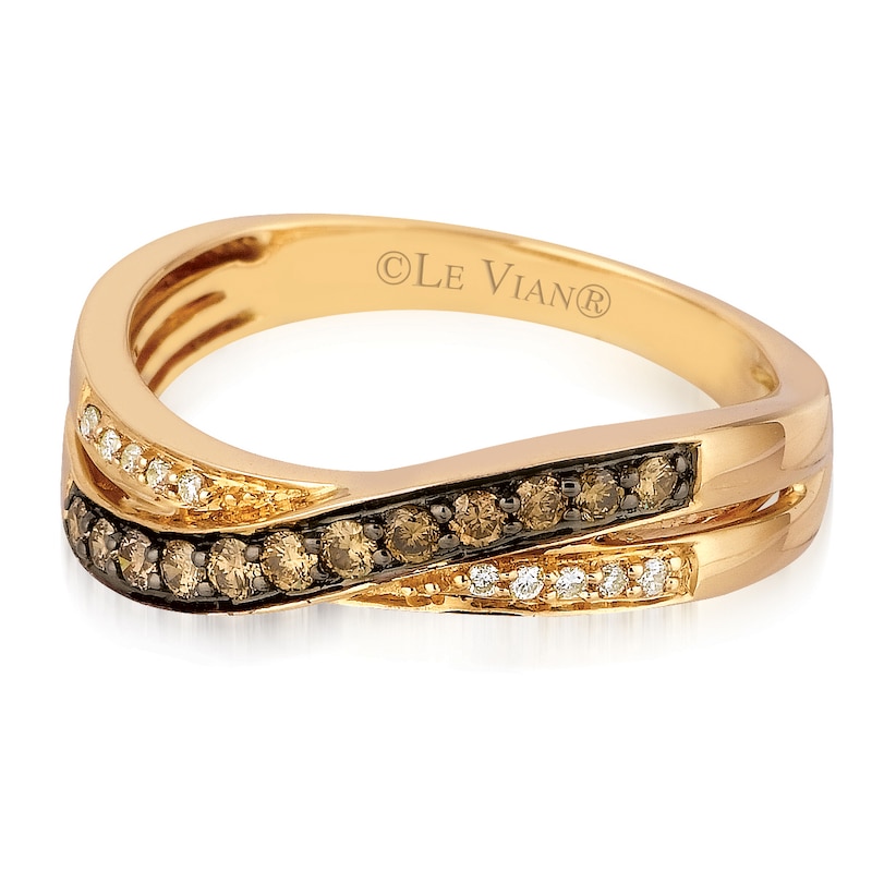 Le Vian 14ct Strawberry Gold Chocolate Diamond Ring