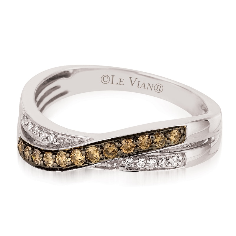 Le Vian 14ct Vanilla Gold Chocolate Diamond Ring