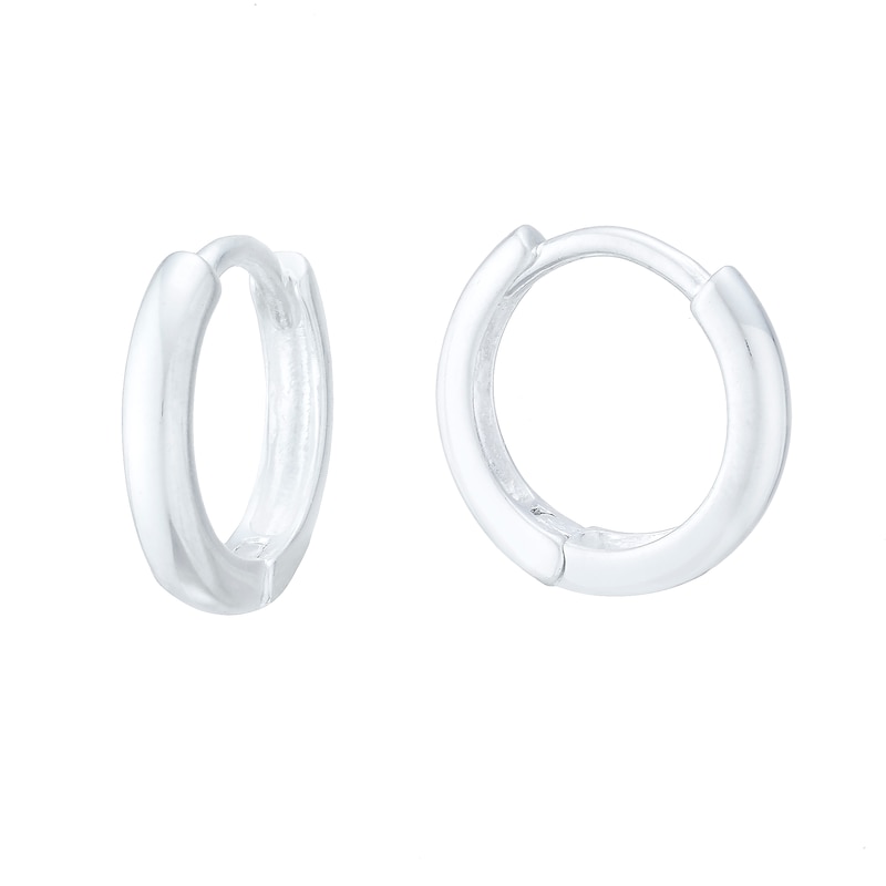 Children's Sterling Silver Huggie Hoop Earrings | H.Samuel