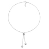 Thumbnail Image 0 of Sterling Silver Freshwater Pearl Knot Chain Necklace