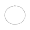 Thumbnail Image 1 of Sterling Silver Stone Set Tennis Bracelet