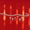 Thumbnail Image 4 of Sterling Silver Stone Set Tennis Bracelet