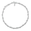Thumbnail Image 1 of Sterling Silver Double Strand Chain & Ball Anklet
