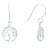 Thumbnail Image 0 of Sterling Silver Tree Design Drop Earrings
