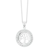 Thumbnail Image 1 of Sterling Silver Cubic Zirconia Tree Design Pendant