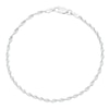 Thumbnail Image 1 of Sterling Silver Twisted Herringbone Bracelet
