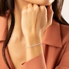 Thumbnail Image 2 of Sterling Silver Twisted Herringbone Bracelet