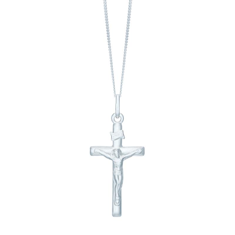 Main Image 1 of Sterling Silver Crucifix Pendant