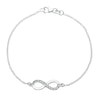 Thumbnail Image 0 of Sterling Silver Cubic Zirconia Infinity Bracelet