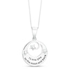 Thumbnail Image 0 of Silver Rhodium 'Love You To The Moon And Back' Pendant