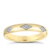 Thumbnail Image 0 of 9ct Yellow Gold Three Diamond Band