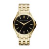 Thumbnail Image 1 of Armani Exchange Men's Black Dial Gold-Plated Bracelet Watch