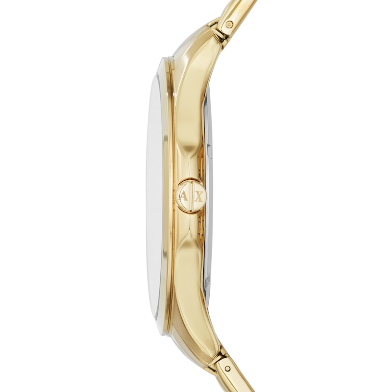 Main Image 2 of Armani Exchange Men's Black Dial Gold-Plated Bracelet Watch