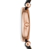 Thumbnail Image 2 of Fossil Ladies' Rose Gold Tone Black Leather Strap Watch