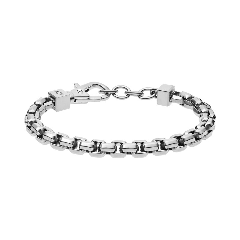 Main Image 1 of Armani Exchange Men's Stainless Steel Belcher Bracelet
