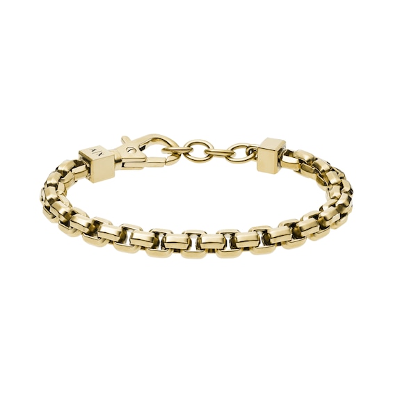 9ct Yellow Gold 8 Inch Marina Chain Bracelet | H.Samuel 