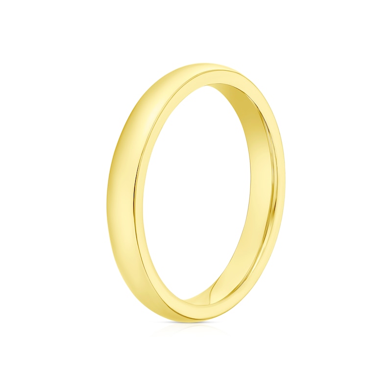 Main Image 2 of 18ct Yellow Gold 3mm Super Heavy Court Ring