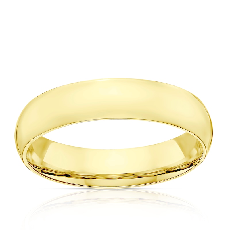 Main Image 1 of 18ct Yellow Gold 5mm Super Heavy Court Ring