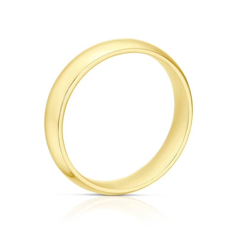 18ct Yellow Gold 5mm Super Heavy Court Ring