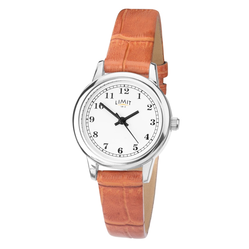 Limit Ladies' Tan Leather Strap Watch