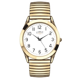 Limit Men's Stainless Steel Exander Bracelet Watch